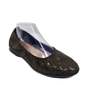 Clarks Jenette Ease Ballet Flat Olive Green‎ Women's Size 8